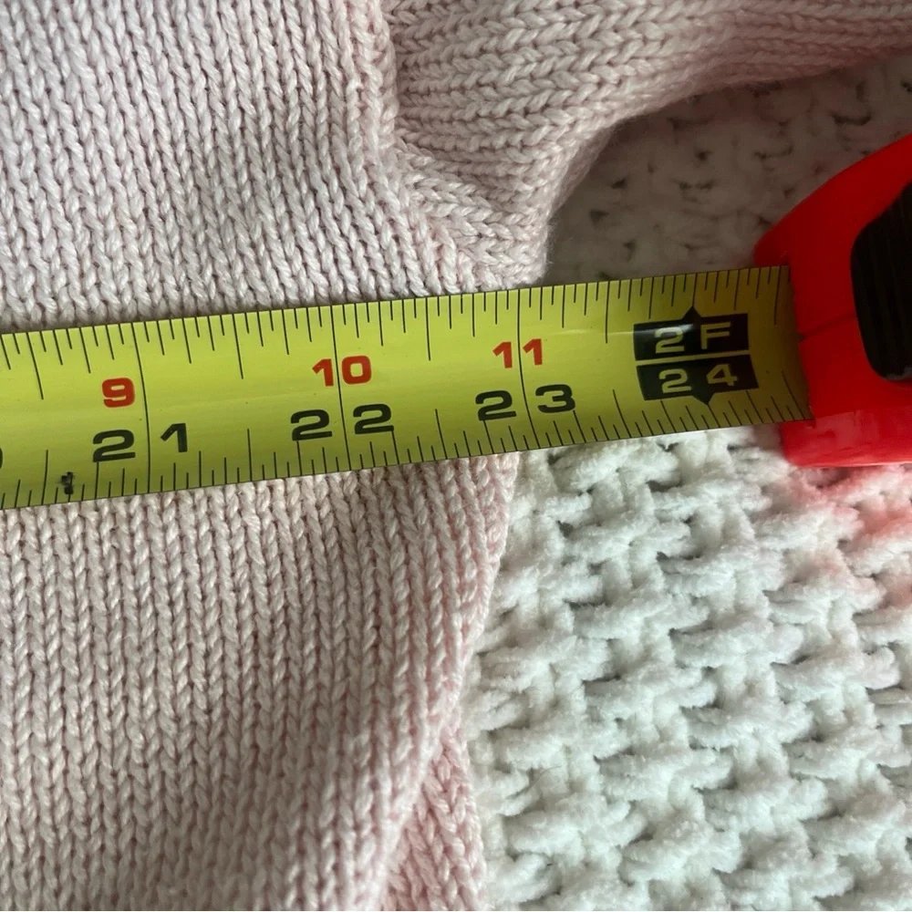 Venezia Light Pink Women's Cardigan Large Embroidered Detail Long Sleeve - Picture 13 of 15